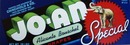Jo-An Alicante Bouchet Grapes Crate Label