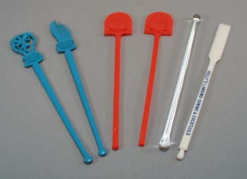 6 swizzle sticks, TWA