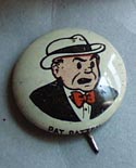Pep Pinback button 1946 Pat Patten,