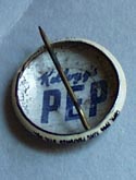 Pep Pinback button 1946 Casper