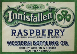 Innisfallen Raspberry Bottle Label