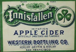 Innisfallen Apple Cider Bottle Label