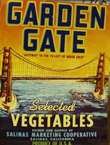 Garden Gate Can Label