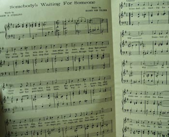 Somebody's Waiting for Someone Sheet Music