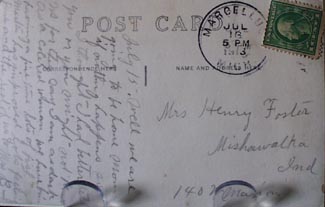 West end of Finch Lake Post Card