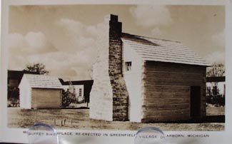 McGuffey Birthplace Dearborn Mi Postcard