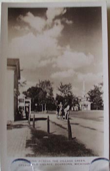 Village Green Dearborn MI Postcard