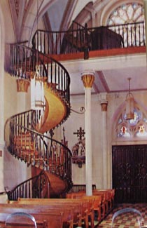 Staircase Lady of Light Chapel Santa Fe PC