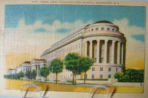 Fed Trade Bldg Washington DC Postcard