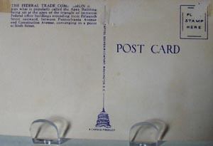Fed Trade Bldg Washington DC Postcard