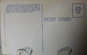 Hornets Nest Wisc Dells Wisc Postcard