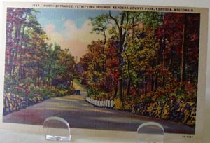 Petrifying Springs Kenosha WI Postcard