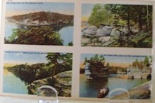 Wisc. Dells Four Scenes Wis. Post Card