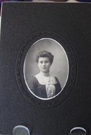 Young Woman White Collar & Cameo Photograph