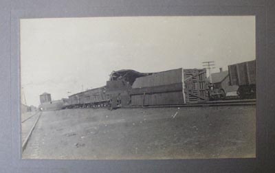 Collection of 9 Pictures of Track & Train Wreck.