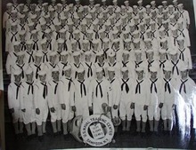 U S Naval Training Center Group Photograph 1945.