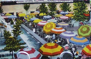 Rockefeller Restaurant NYC Postcard