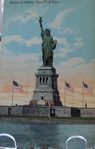 Statue of Liberty, NYC Postcard.