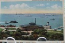 Aquarium in Battery Park NY Postcard