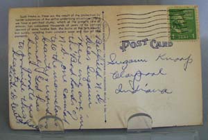 Petrified Stump No. Dakota Postcard.