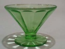 Depression Sherbet in Green,