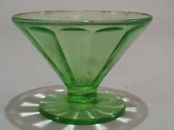 Depression Sherbet in Green,