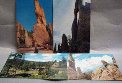 Needles & Skyscraper Rock SD 4 Postcard