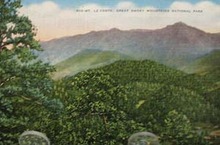 Mt le Conte Smoky Mtns. Tenn Postcard