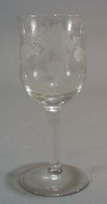 Wine / Claret glass. Just a tiny bit bigger than a cordial