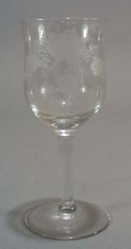 Wine / Claret glass. Just a tiny bit bigger than a cordial