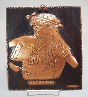 A. Cohen Copper picture of Dionysos