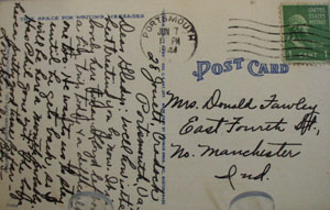 Woodrow Wilson High School Va Postcard