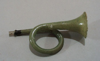 Glass Trumpet New years horn, old.