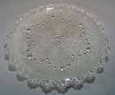 Beaded Edge with flower center Plate.