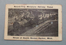 House of David Miniature Railway ticket,