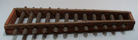 Old xylophone, toy or school model.