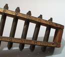 Old xylophone, toy or school model.