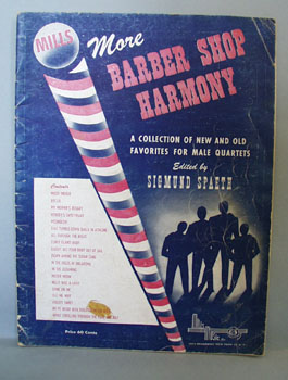 Barber Shop Harmony Sheet Music.