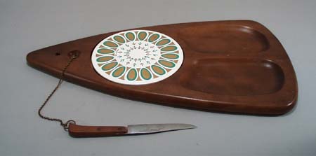 Fred Press Triangle shape Cheese and Cracker Board.