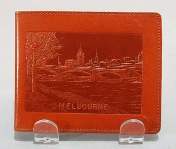 Leather Wallet, Souvineer of Melbourne Austrailia