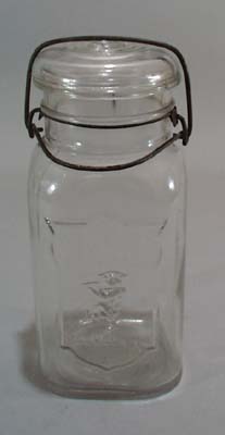 Weideman Boy Brand Bail Handle Canning Jar