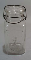 Weideman Boy Brand Bail Handle Canning Jar