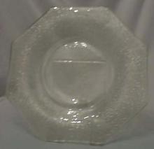 L.E. Smith Crackle Salad Plate in Green