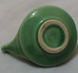 Mini Aladdin Like Green Pottery Pitcher