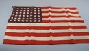 48 star silk flag. Nice little flag with 48 white stars