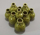 Plant starter ceramic mini 10 pot statue