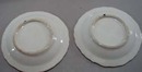 Pr Dog nut dishes, wonderful porcelain little plates