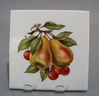 Soriano Ceramics Pear Tea Tile.