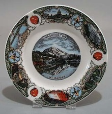Washington Mt Rainier Souvineer plate,