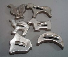 6 old cookie cutters, Horse, chicken, camel, moon